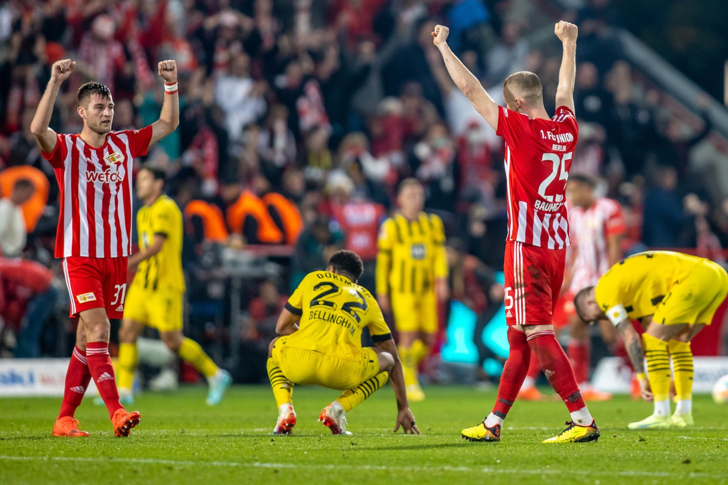 Berlyno „Union“ nugalėjo Dortmundo „Borussia“<br> AFP/Scanpix.com nuotr.