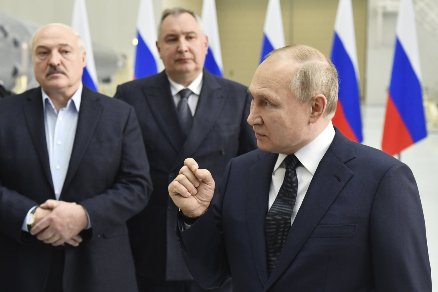 V. Putinas ir A.Luka<br>AP/Scanpix nuotr.