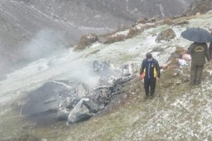 Indijoje sudužus sraigtasparniui žuvo septyni žmonės