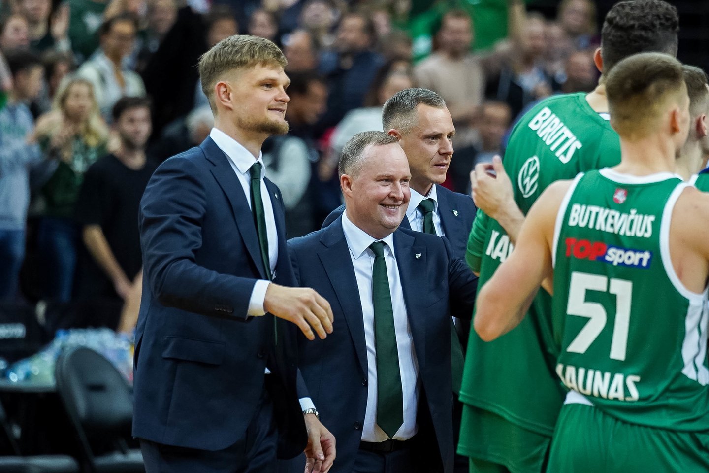 K.Maksvyčio kariauna iškovojo pirmąją pergalę Eurolygoje.<br>G.Bitvinsko nuotr.