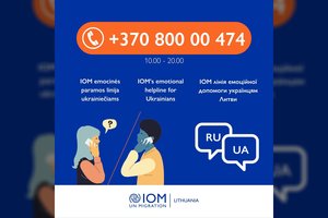 Pradėjo veikti emocinė paramos linija ukrainiečiams