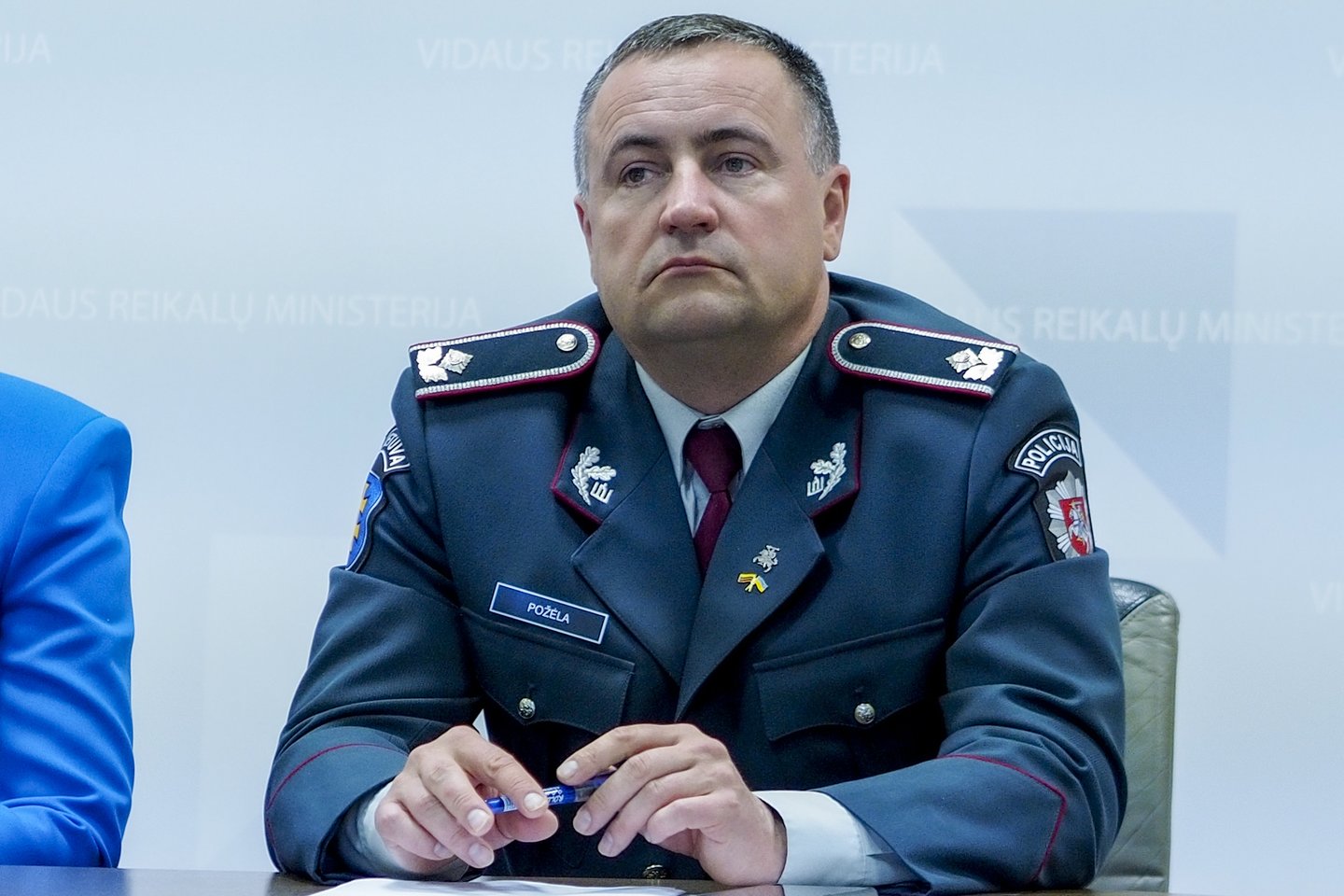 Policijos generalinis komisaras Renatas Požėla.<br>V.Ščiavinsko nuotr.