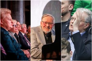 V. Landsbergio gimtadienio šventėje G. Nausėda nepasirodė – pasirinko „Žalgirį“