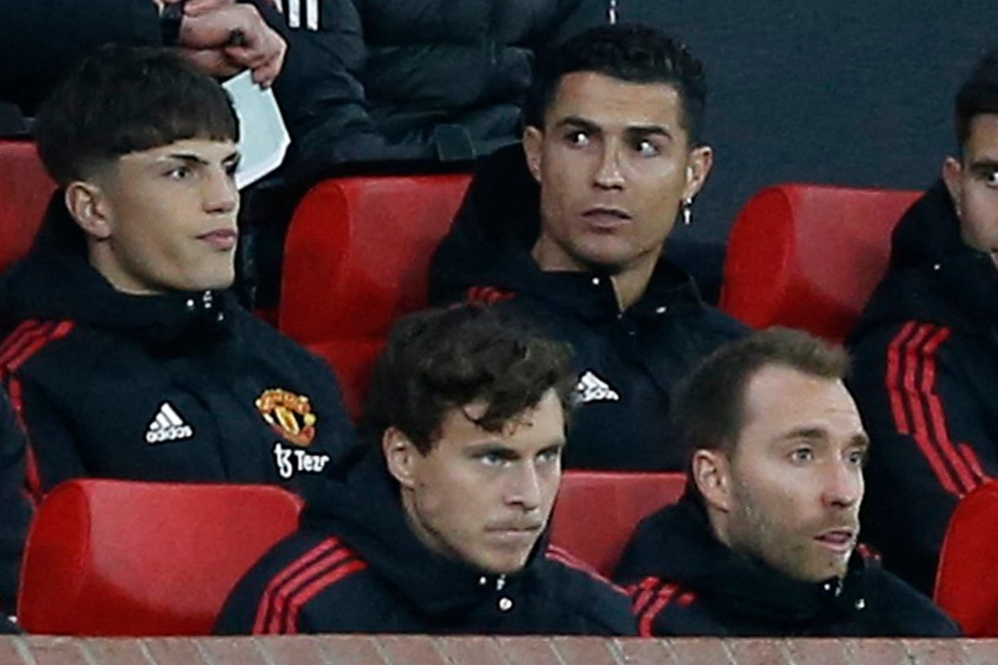  C. Ronaldo ir toliau demonstruoja principus – rungtynes prieš „Tottenham“ paliko anksčiau laiko<br> Reuters/Scanpix nuotr.