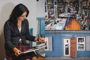 Užsukę į šį knygyną kai kurie ima krapštyti galvą: čia daug kas kitaip nei įprasta