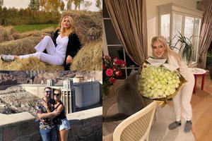 Asmenukėse – šampanas ant šieno, Zvonkų kelionė į Ameriką ir Oksanos Pikul gėlės