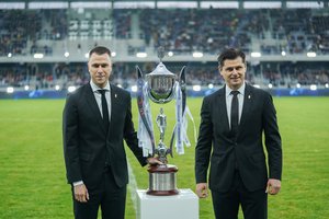 Per stadiono Kaune atidarymą nušvilptas vienas LFF vadovų E. Stankevičius atkirto sirgaliams