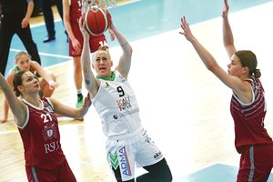 Jubiliejų švenčiančios „Aistės-LSMU“ dėl nesėkmingo sezono starto neliko nusivylusios