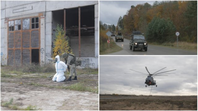 Vaizdai iš vienų didžiausių šiais metais tarptautinių karinių pratybų Lietuvoje