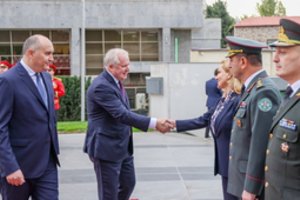 Lietuvos ir Gruzijos gynybos ministrai pasmerkė Rusijos agresiją