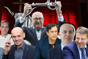 Partijos mosuoja baltomis vėliavomis, dalis kauniečių niršta: neatsiranda Kauną žinančių, patyrusių kandidatų?