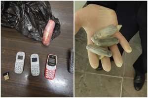 Telefonus ir narkotikus du kaliniai į pataisos namus nešėsi kūno ertmėse – prireikė medikų