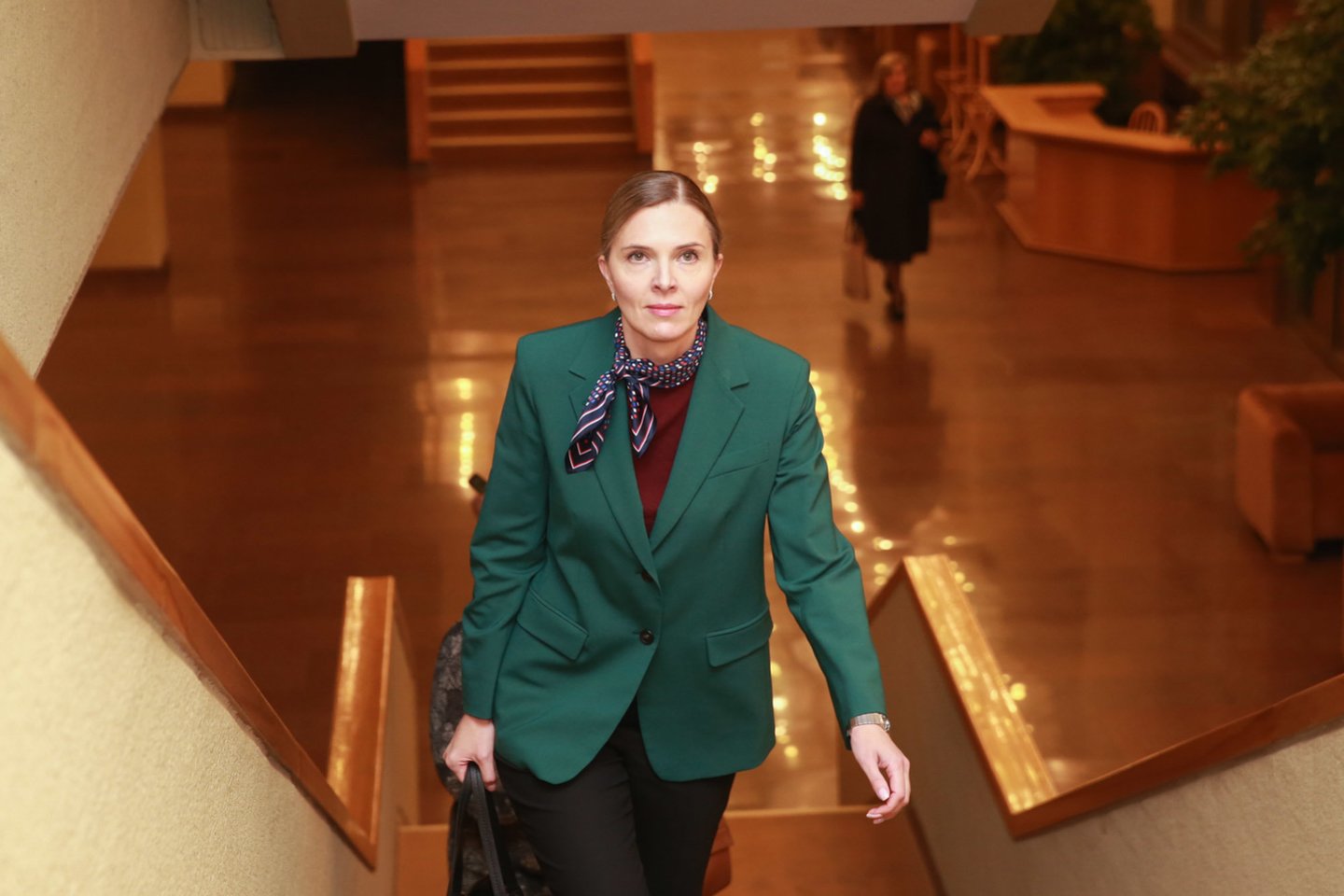 Buvusi VRM vadovė R.Tamašunienė sureagavo į A.Bilotaitės ir R.Pociaus konfliktą.<br>R.Danisevičiaus nuotr.