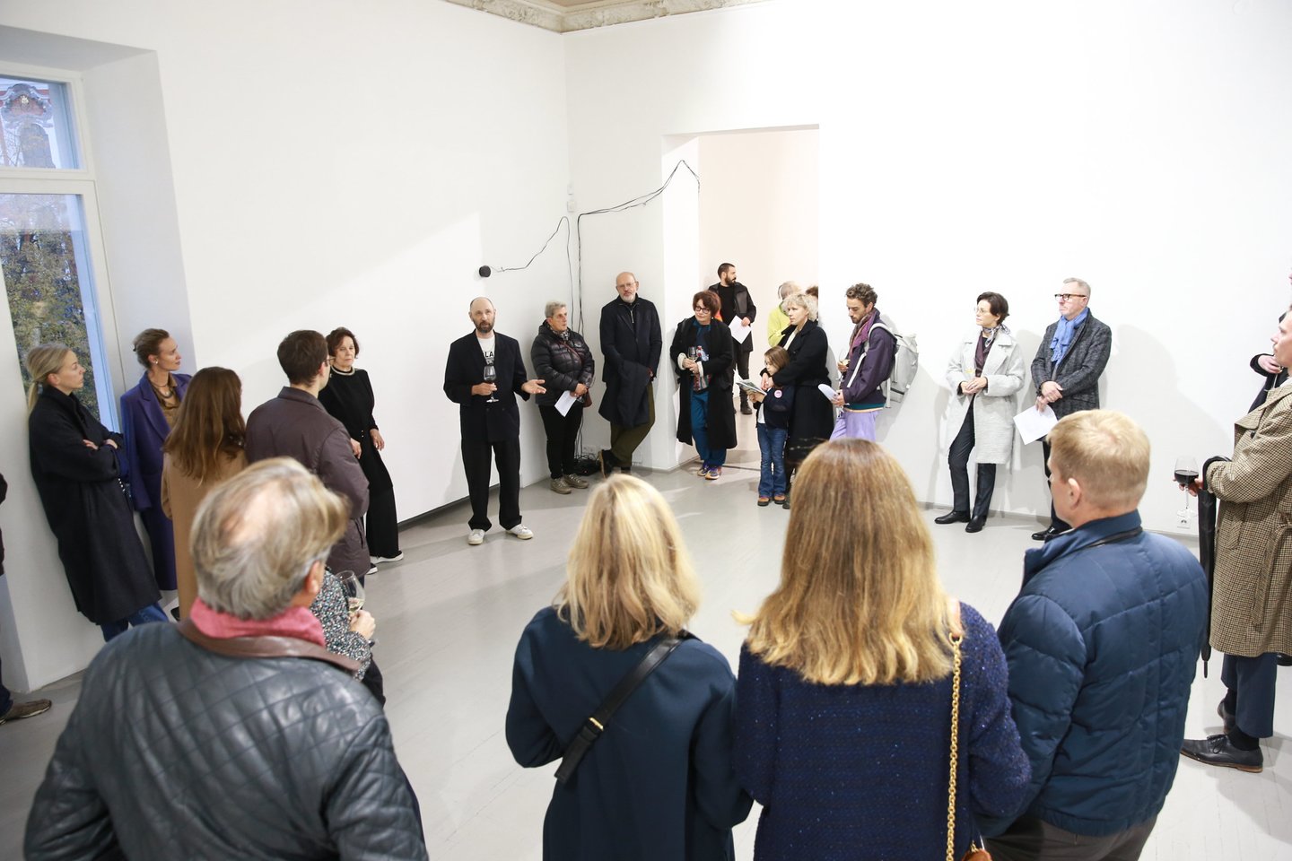 „Vartų“ galerijoje atidaryta I.Krunglevičiaus paroda „Rūgštaus lietaus aidas“.<br>R.Danisevičiaus nuotr. 