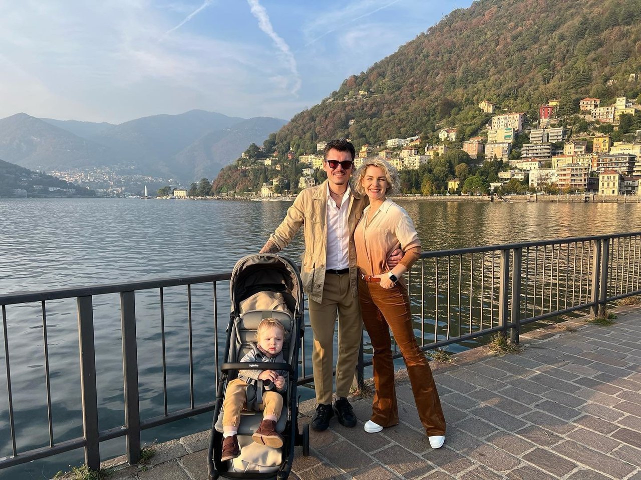  Tadas ir Liucina Rimgailos su sūnumi Oskaru.<br> Asmeninio albumo nuotr.