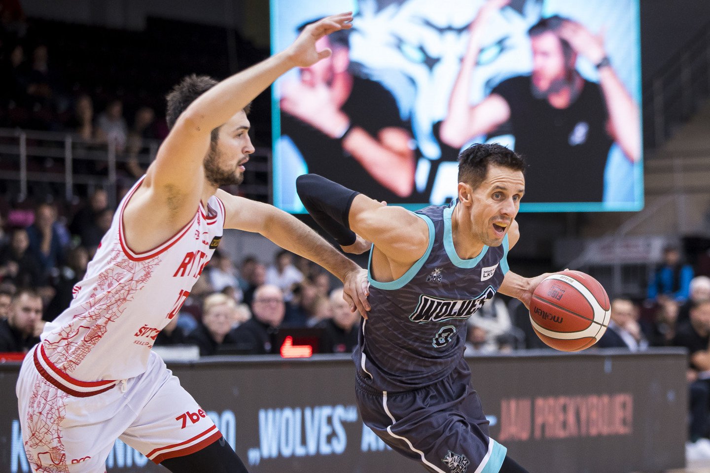 „Wolves“ komanda 89:91 pralaimėjo „Rytui“.<br>LKL nuotr.