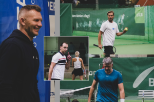 Tenisas žinomus žmones suvienijo kilniam tikslui: žaidė ir verslininkas Mantas Volkus