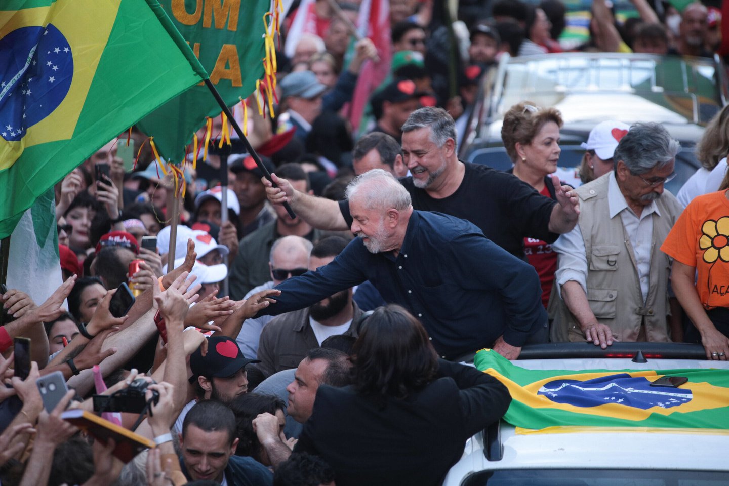 Brazilijos prezidentu išrinktas L. I. Lula da Silva.<br>Imago-images/Scanpix nuotr.