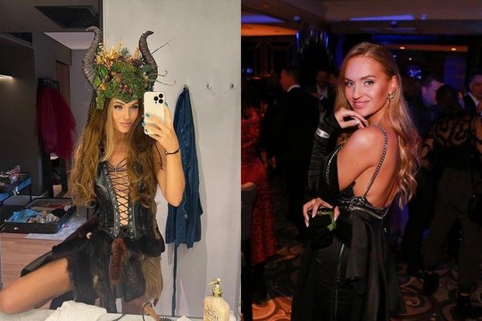 Gintarė Gurevičiūtė suspindo Drakulos pilyje vykusioje puotoje: kostiumus keitė dukart