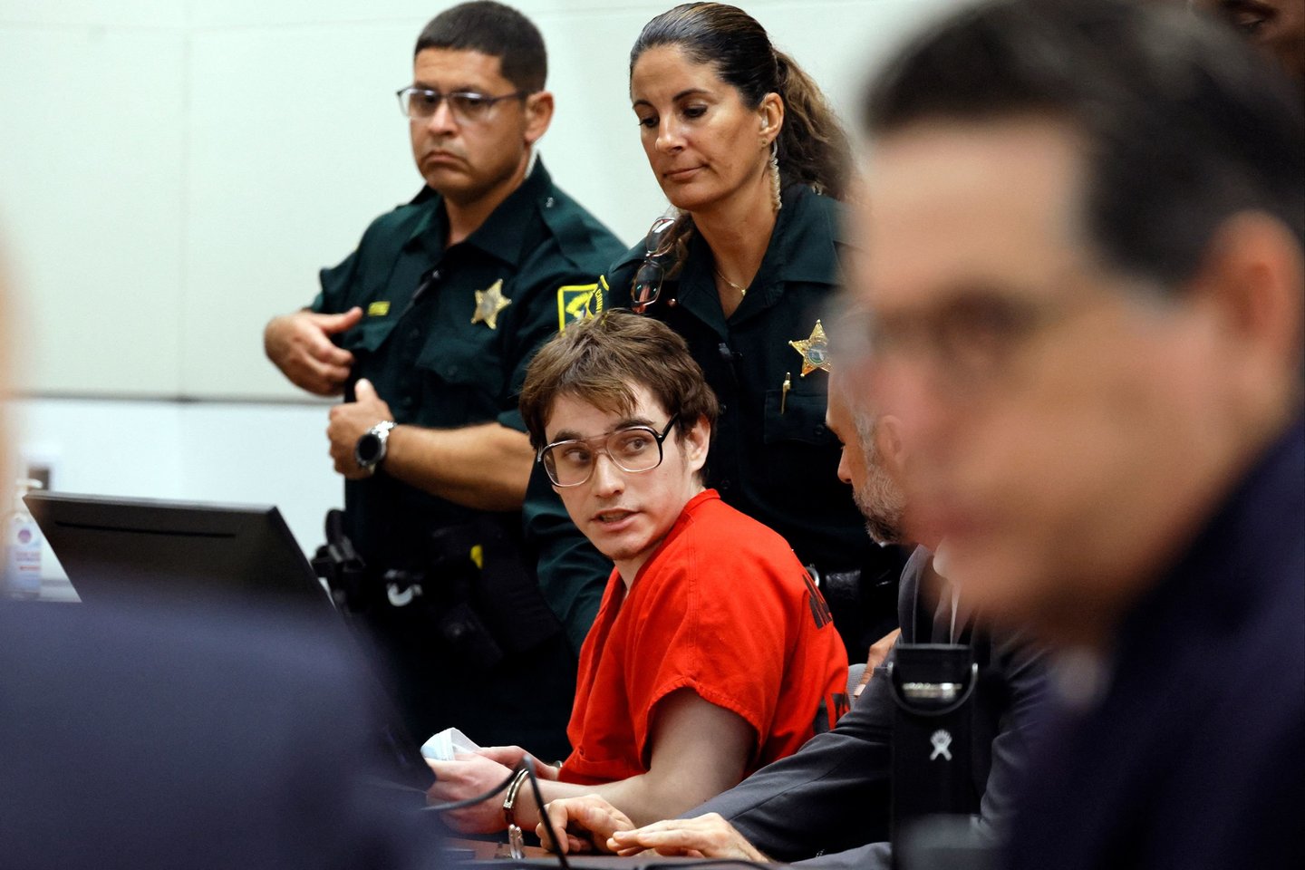 Floridos šaulys Nikolas Cruzas trečiadienį oficialiai buvo nuteistas laisvės atėmimo bausme iki gyvos galvos.<br>AFP/Scnapix nuotr.