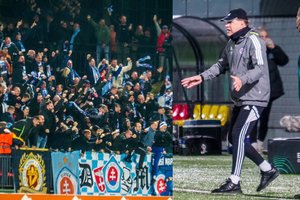 Savų sirgalių idiotizmo apraiškų nekomentavęs „Slovan“ treneris jiems širdingai dėkojo už palaikymą
