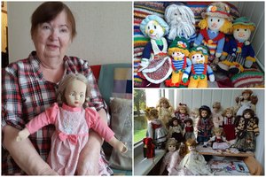 Klaipėdietės vieno kambario bute – įspūdinga lėlių karalystė