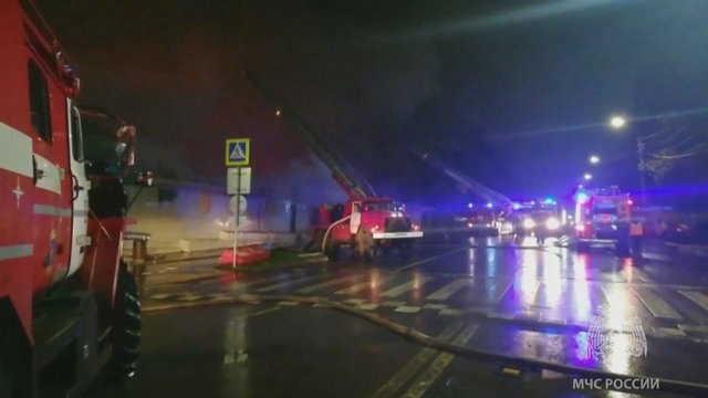 Rusijos kavinėje kilęs gaisras pareikalavo 15 žmonių gyvybių