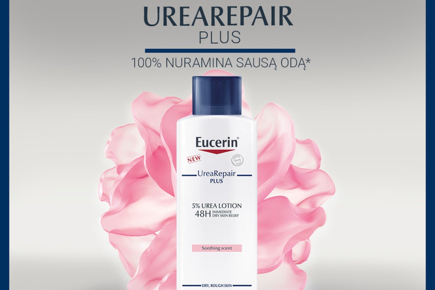 „Eucerin UreaRepair PLUS“ linijos priemonės su 5–30 % šlapalo suteikia sausai, šiurkščiai odai reikalingą kasdienę priežiūrą.