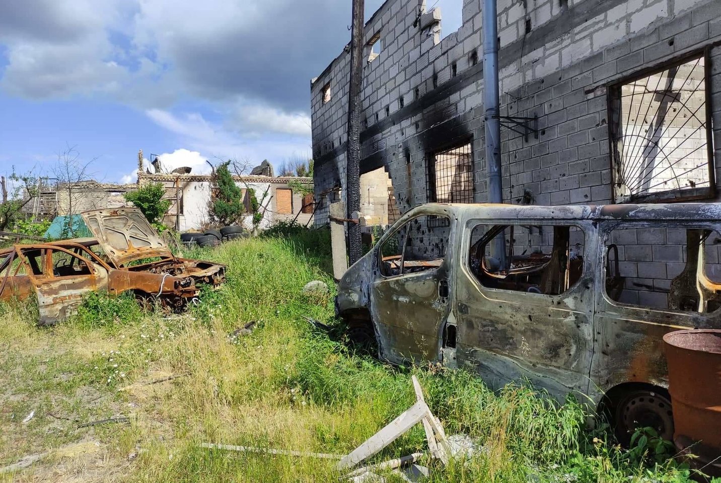 Hostomelio sugriovimai.<br>E.Butrimo nuotr.