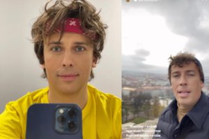 Vilniuje viešintis Maksimas Galkinas sostine grožėjosi iš viršaus