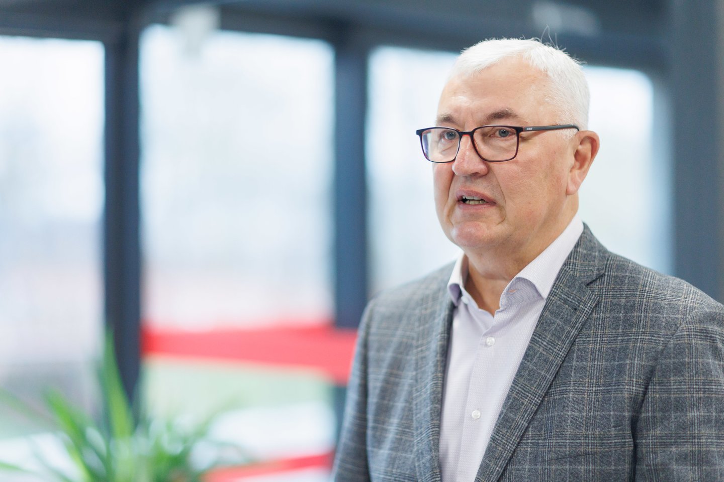 J.Kazlauskas apžvelgė Lietuvos krepšinio aktualijas.<br>T.Bauro nuotr.
