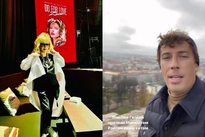 Kol M. Galkinas laiką leidžia Lietuvoje, A. Pugačiova mėgavosi garsios rusų dainininkės koncertu