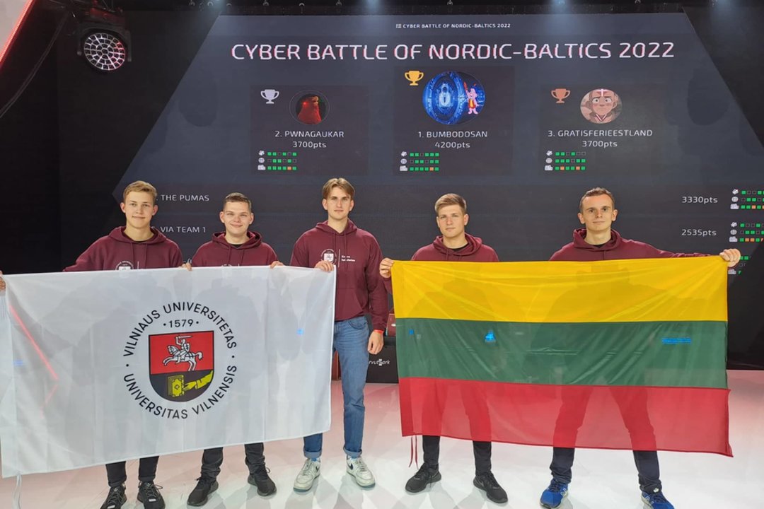 Litauiske studenter deltok i cyberkampen i de nordiske og baltiske landene