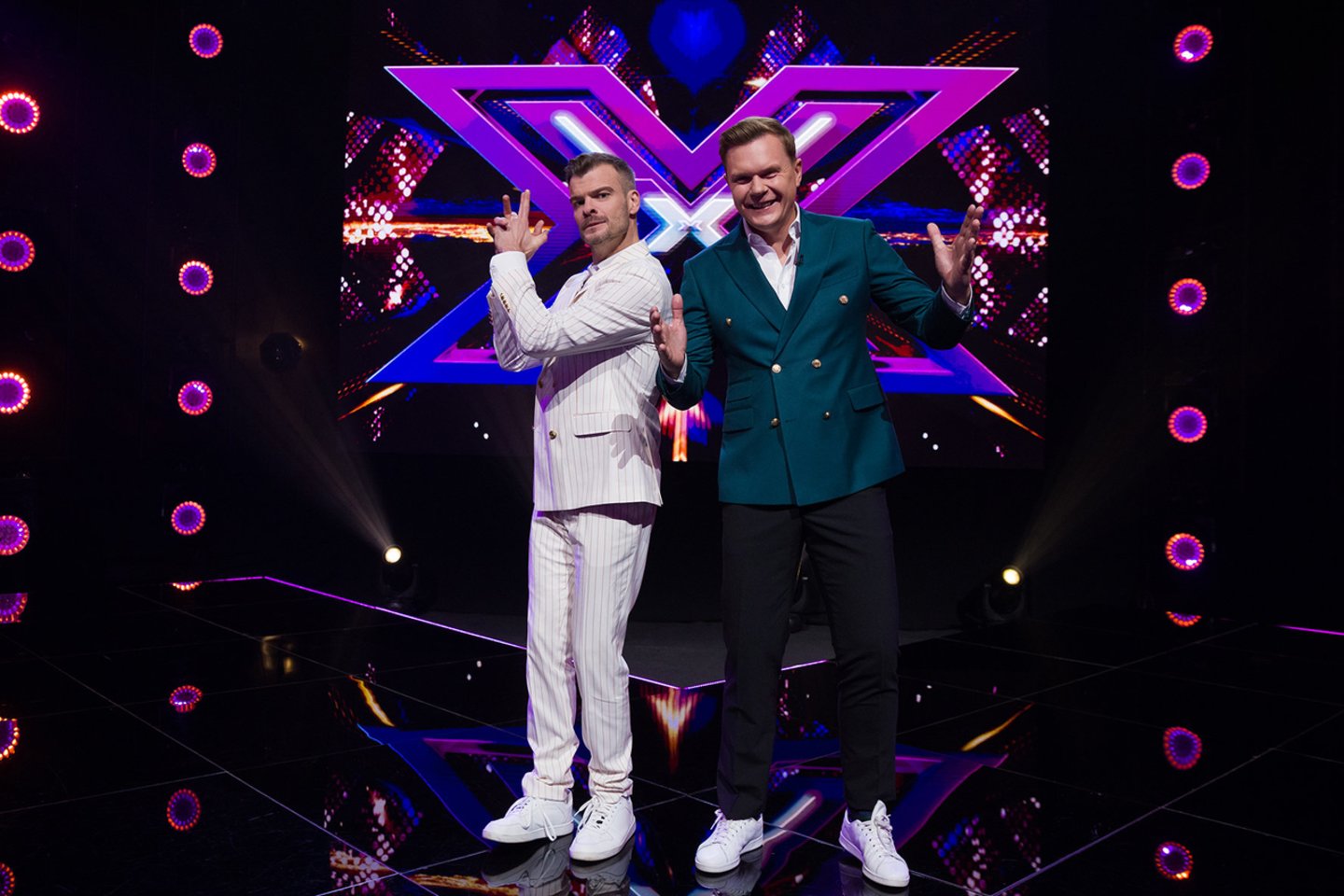  Sekmadienio vakarą TV3 televizijos žiūrovai stebėjo dar vieną įtemptą muzikinio projekto „X faktorius“ laidą.<br> V. Černiausko nuotr.