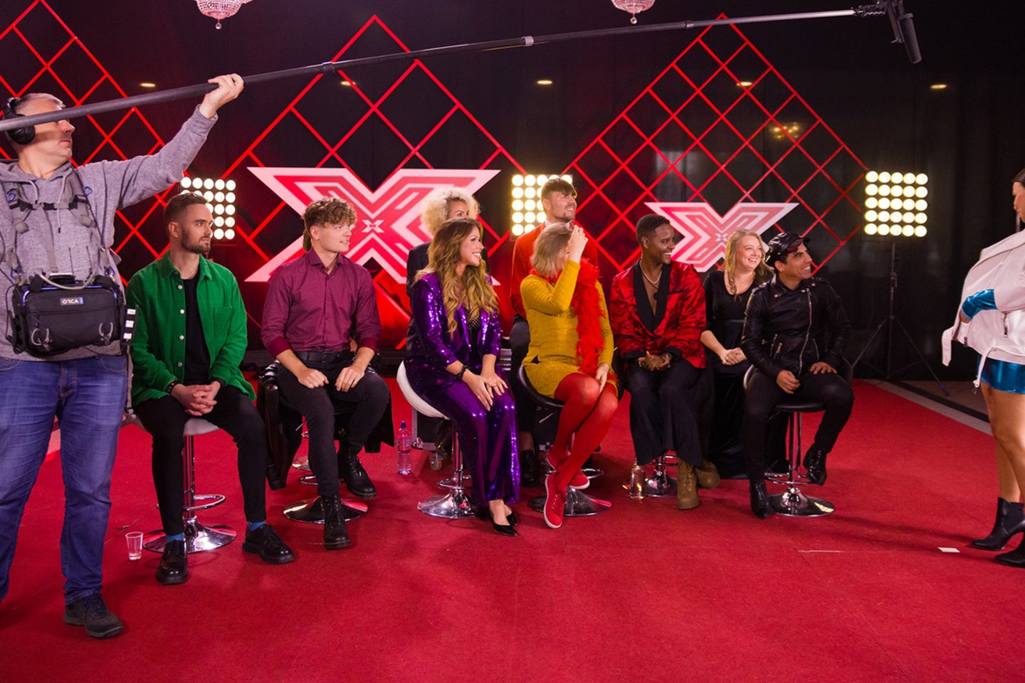  Sekmadienio vakarą TV3 televizijos žiūrovai stebėjo dar vieną įtemptą muzikinio projekto „X faktorius“ laidą.<br> V. Černiausko nuotr.