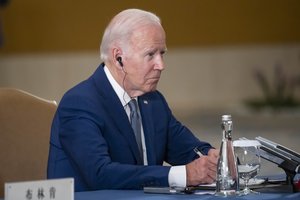 J. Bidenas: Kinijos „agresyvūs veiksmai Taivano atžvilgiu kelia pavojų taikai“