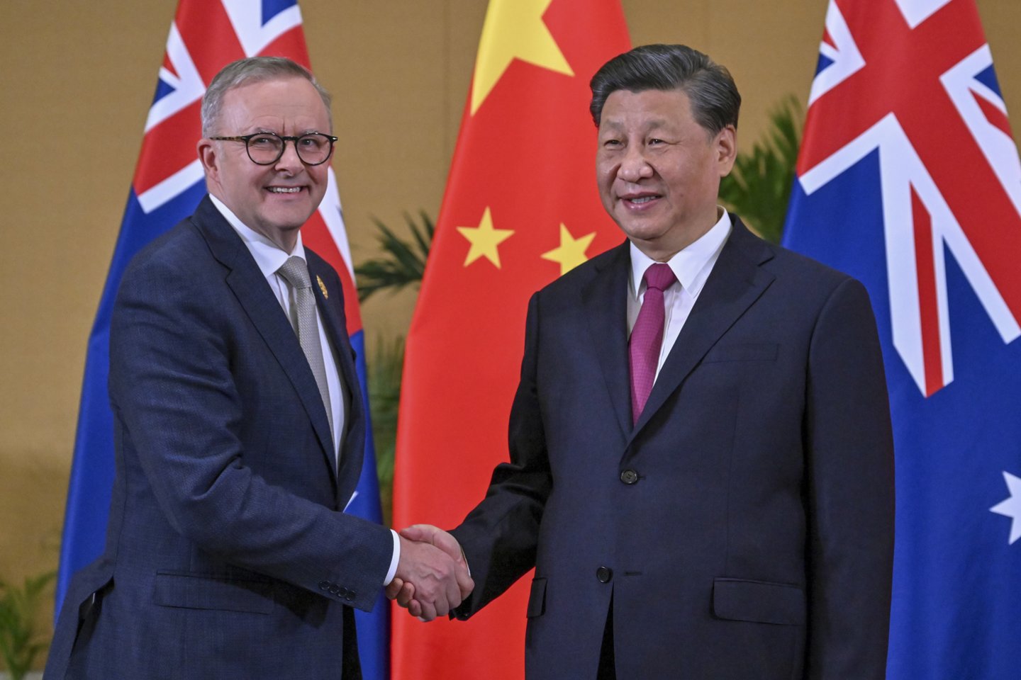 Kinijos ir Australijos vadovai susitiko po šešerių metų pertraukos.<br>AP/Scanpix nuotr.