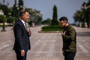 V. Zelenskis A. Dudai išreiškė užuojautą dėl piliečių žūties po „Rusijos raketų teroro“