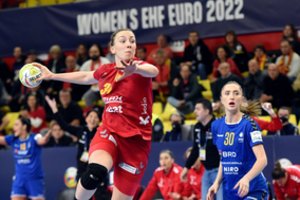 Juodkalnijos rankininkės įsiveržė į Europos pirmenybių pusfinalį