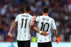 A. Di Maria nusilenkė L. Messi talentui: „Geriausia, kas nutiko mano karjeroje“