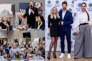 Klaipėdos labdaros renginyje – ir jaunatviškumu trykštanti Rasa Barauskaitė su mylimuoju Petru Dauniu