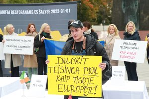 V. Mitalas: pratęsti PVM lengvatą restoranams metams būtų teisingas sprendimas