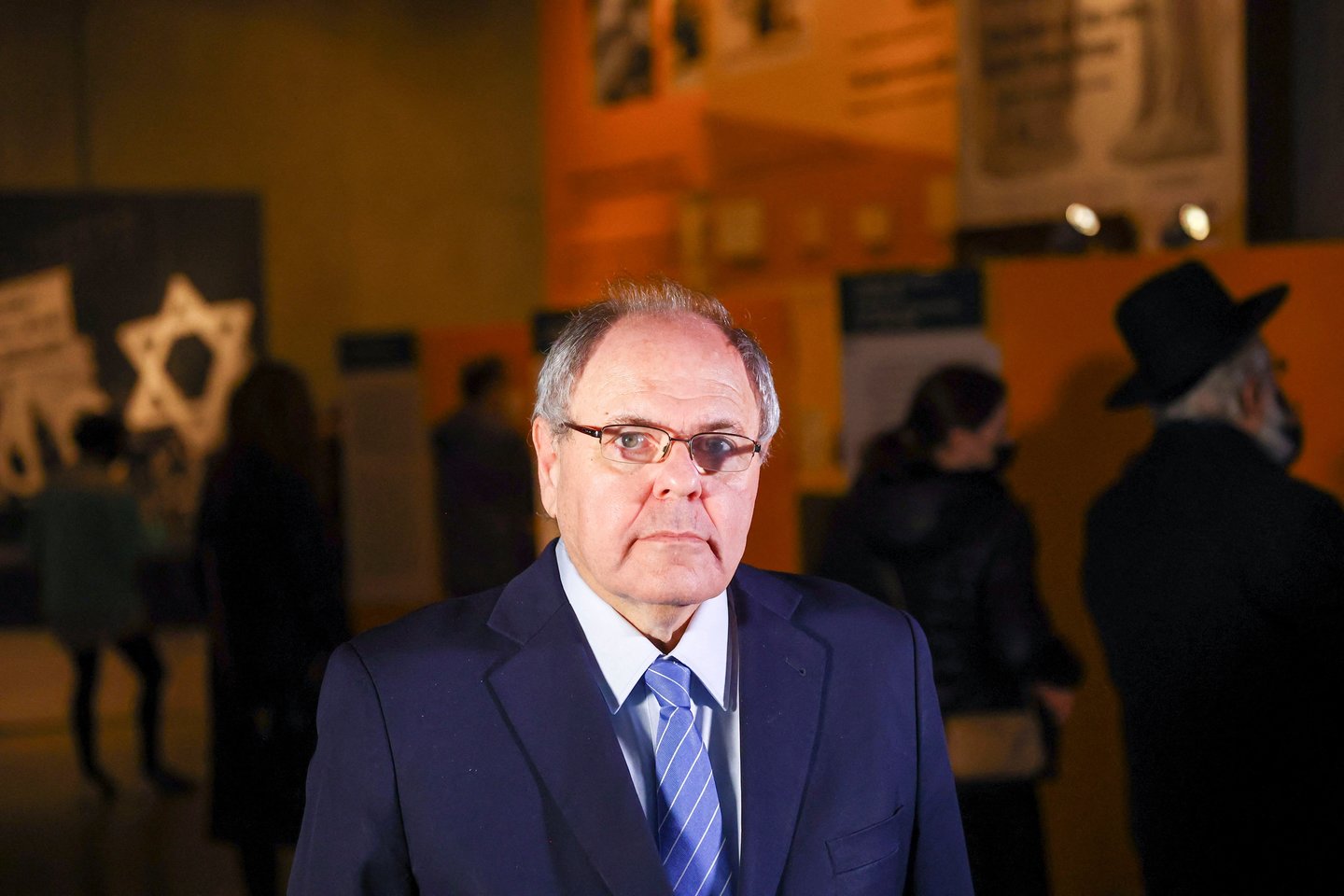 Jeruzalėje įskūrusio Yad Vashem memorialo vadovas Dani Dayanas.<br>Reuters/Scanpix nuotr.