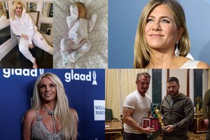 Žvaigždžių savaitėje – Jennifer Aniston skausmas, Britney Spears ir „Oskaras“ Volodymyrui Zelenskiui