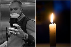 Medikai ir draugai į paskutinę kelionę išlydi tragiškai žuvusį jauną greitosios vairuotoją