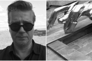 Teatro fojė – Dainiaus Liškevičiaus performansas Ukrainai palaikyti „Ten yra VERSMĖ?“