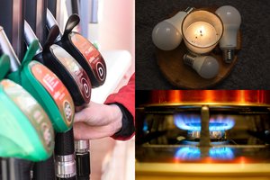 Paskaičiavo, kaip per savaitę keitėsi elektros, dujų ir benzino kainos