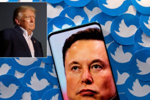 Ilgai laukti nereikėjo: E. Muskas „Twitter“ išstojo su klausimu apie D. Trumpą