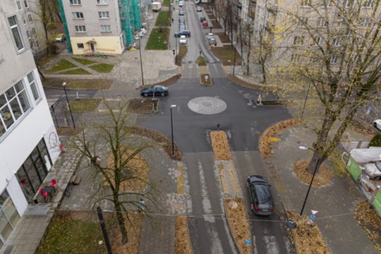 Sostinėje baigiami T. Ševčenkos gatvės atnaujinimo darbai: papasakojo, kaip pasikeis eismas