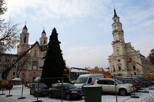 Šaltis neišgąsdino – prie pagrindinės Kauno žaliaskarės verda darbas